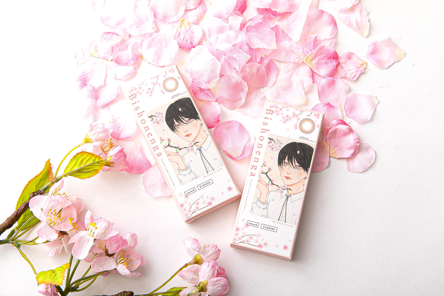 【マンスリー】Bishonenga hanairo カラーコンタクトレンズ 桜 sakura