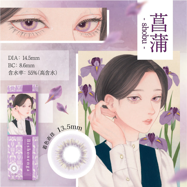 【ワンデー】藤・菖蒲